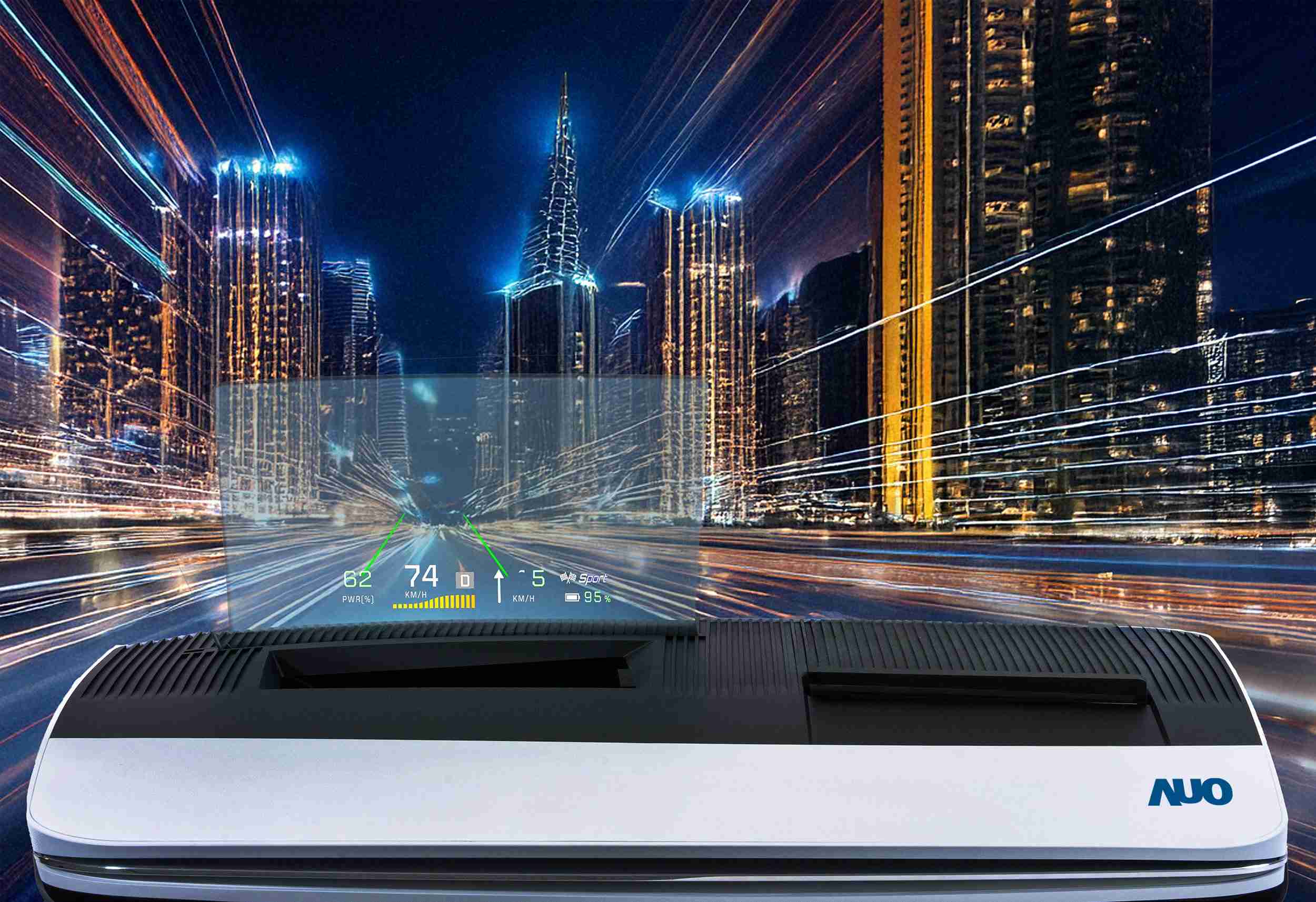 人生就是博推出13吋Micro LED抬头显示器，，，，提供高入眼亮度、、、、高色彩饱和度的显示质量，，，在阳光下或黑暗中都清晰可见，，并利用Micro LED模块体积小的优势，，解决车用空间有限的痛点